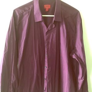 Alfani Slim Fit Button Dress Shirt